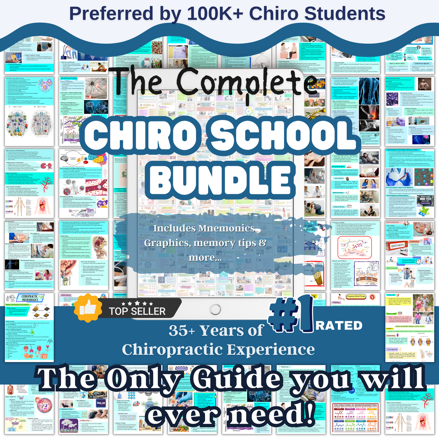 The Complete Chiro School Bundle & Prep Guide for NBCE, CCCA